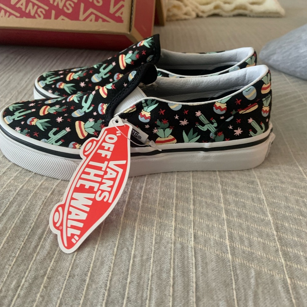 Cactus slip on vans